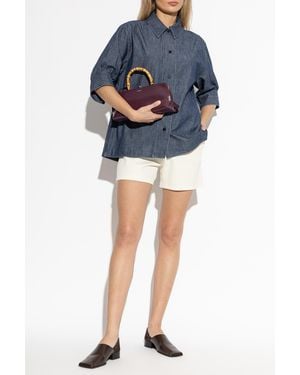 Jil Sander Shorts With Pockets - Blue