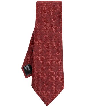 Giorgio Armani Silk Tie - Red