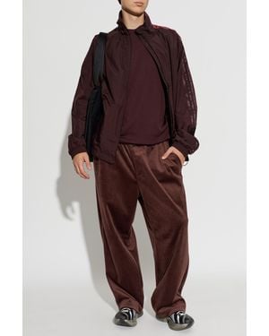 Y-3 Wide-Leg Pants - Red