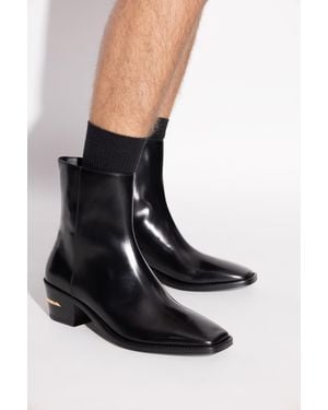 Amiri Leather Heeled Shoes - Black
