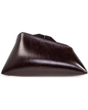 The Attico Clutch "8:30" - Brown