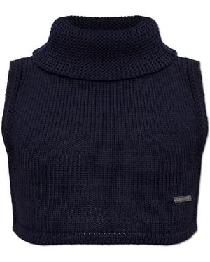 DSquared² Denim Jacket With Hood - Blue