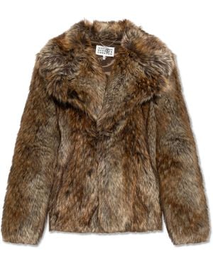 MM6 by Maison Margiela Faux Fur - Brown
