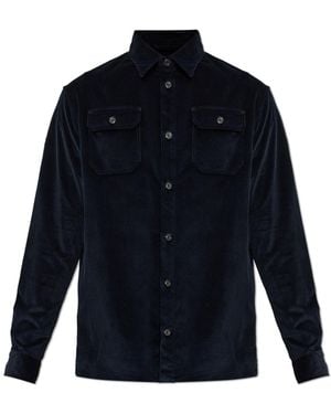 Paul & Shark Corduroy Shirt - Blue