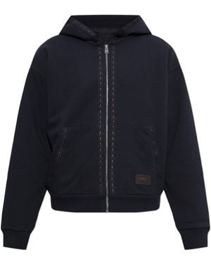 Fendi Sweatshirt With Logo - Blue
