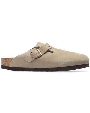 Birkenstock Boston Bs' Slides - White