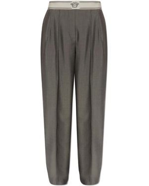 Versace Creased Pants - Grey