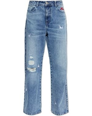 Carne Bollente Jeans With 'Vintage' Effect - Blue
