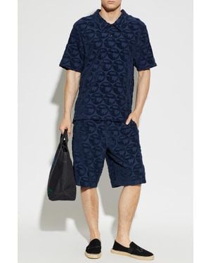 KENZO Cotton Polo - Blue