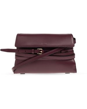 Moschino Shoulder Bag 'Tie' - Purple