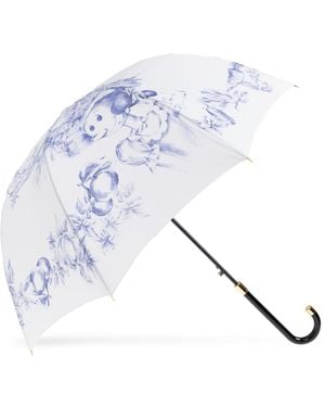 Moschino Patterned Umbrella - White
