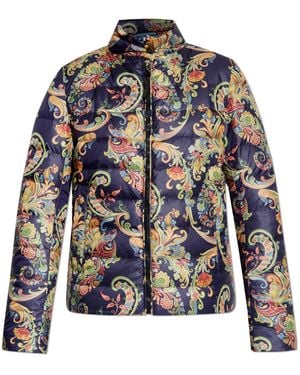 Etro Down Jacket - Blue