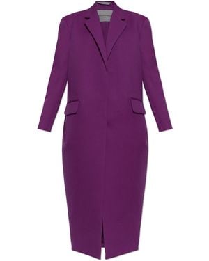 Balenciaga Wool Coat - Purple