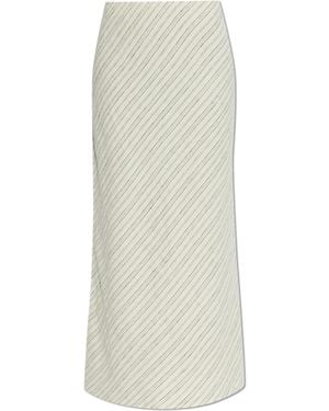 Samsøe & Samsøe "Saagneta Long" Skirt - White
