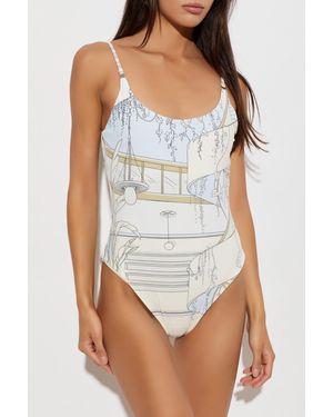Tory Burch One-Piece Swimsuit - White