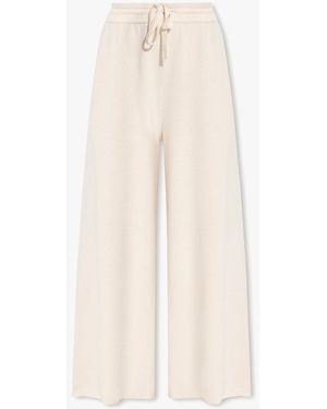 Jil Sander Cashmere Trousers - White