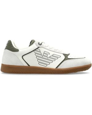 EA7 Sports Shoes With Logo - White
