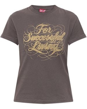 DIESEL T-Shirt 'T-Ila-Aa4' - Grey