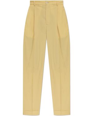 Marni Creased Trousers - Yellow