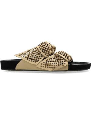 Isabel Marant 'Lennyo' Slides - Natural