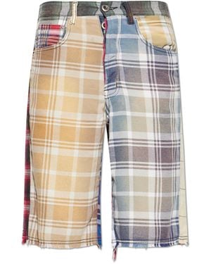 GALLERY DEPT. Plaid Pattern Shorts - White
