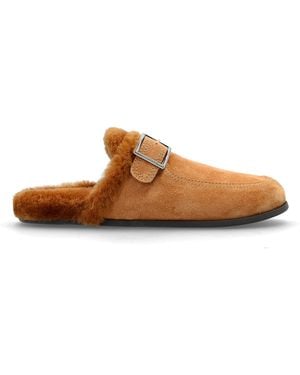 Jimmy Choo 'Biker' Slides - Brown
