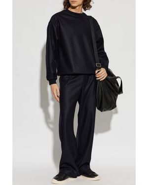 Jil Sander Wool Sweatshirt - Black