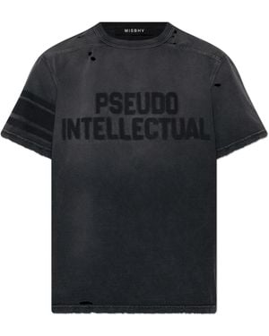 MISBHV T-Shirt With Print - Black