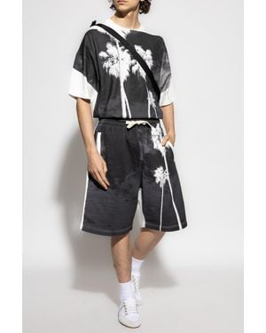 Palm Angels Printed Shorts - Gray