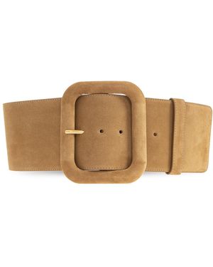 Ami Paris Leather Belt - Brown