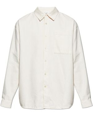 American Vintage Shirt With Pocket - White