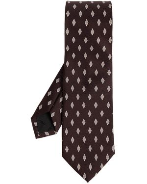 Ferragamo Silk Tie - Brown