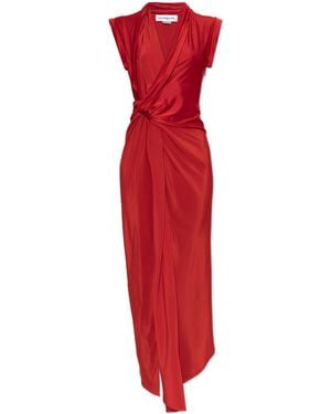 Victoria Beckham Silk Dress - Red