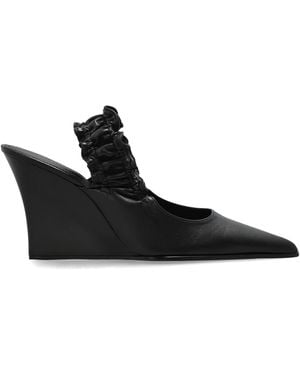 IRO 'Fauve' Wedge Mule Shoes - Black