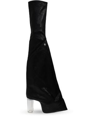 Rick Owens Heeled Boots 'Taco Kiss' - Black