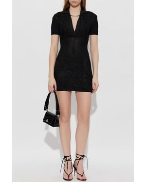 Amiri Dress With Lurex Thread - Black