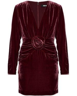 ROTATE BIRGER CHRISTENSEN Velvet Dress - Red