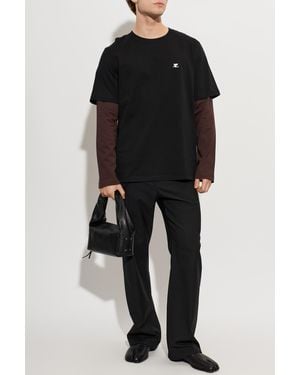 Courreges Long Sleeve T-Shirt - Black