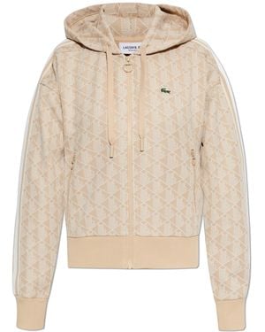 Lacoste Monogram Sweatshirt - Natural