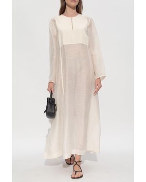 Tory Burch Loose-Fit Dress - Natural