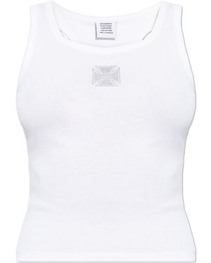 Vetements Strappy Top - White