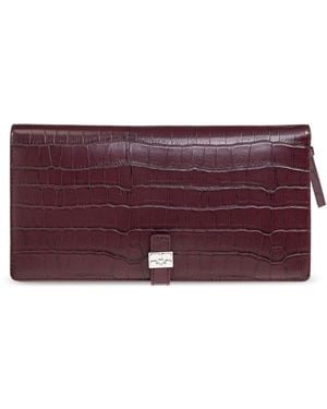 Ganni Eco Leather Wallet - Purple