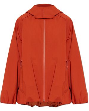 LACOSTE RUNWAY Jacket With Hood - Orange