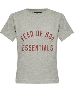 Fear Of God T-Shirt With Print - Grey