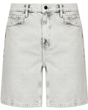 AllSaints "Lenny" Denim Shorts - White