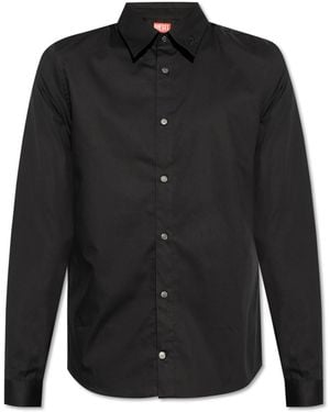 DIESEL Shirt 'S-Fitty-A' - Black