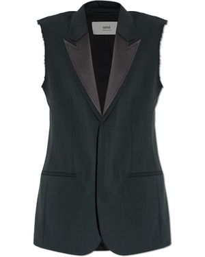 Ami Paris Wool Vest - Black