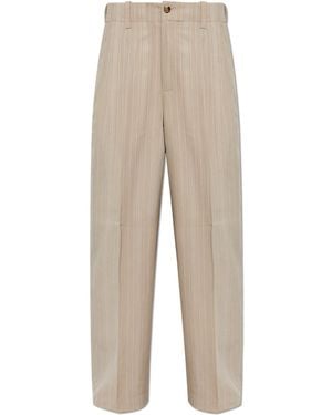 Golden Goose Striped Pattern Trousers - Natural