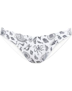 Marysia Swim Double-Sided Bikini Bottom - White