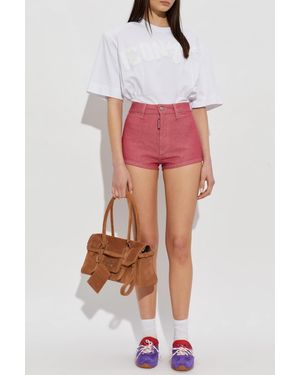 DSquared² Denim Shorts - Red